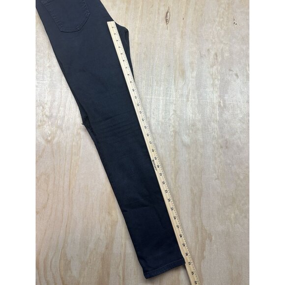 Alexa Chung For AG Skinny Jeans Black 29R Stretch Cotton Distressed - Picture 6 of 7